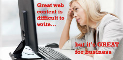 great web content is great for business