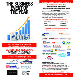 St. Louis Business Expo ticket 2015 The Red Stairs