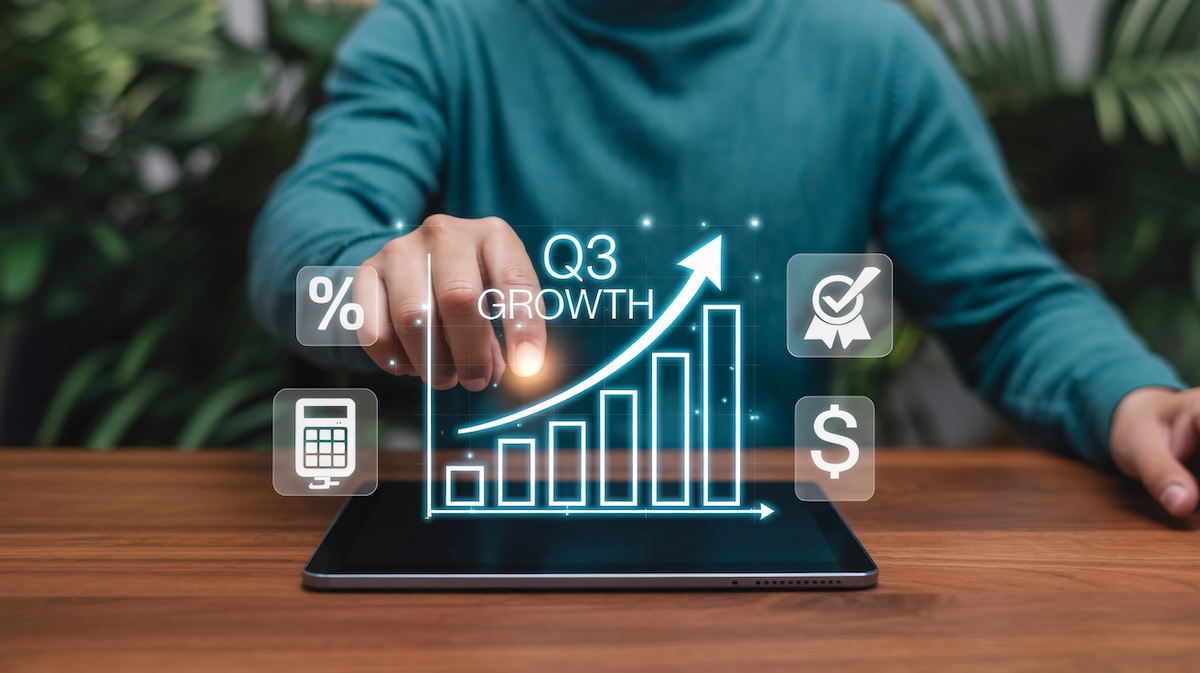 Person using computer to increase sales